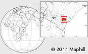 Blank Location Map of GALOLE, highlighted parent region