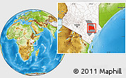 Physical Location Map of GALOLE, highlighted country, highlighted parent region