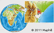 Physical Location Map of GALOLE, highlighted parent region, highlighted grandparent region