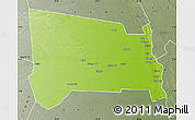 Physical Map of GALOLE, semi-desaturated