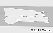 Gray Panoramic Map of GALOLE, single color outside