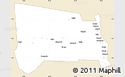 Classic Style Simple Map of GALOLE, single color outside