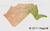 Satellite 3D Map of GARSEN, cropped outside