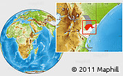 Physical Location Map of GARSEN, highlighted parent region, highlighted grandparent region