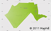 Physical Map of GARSEN, cropped outside