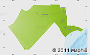 Physical Map of GARSEN, single color outside