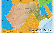 Satellite Map of GARSEN, political outside
