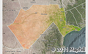 Satellite Map of GARSEN, semi-desaturated