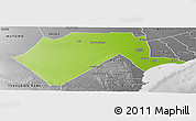 Physical Panoramic Map of GARSEN, desaturated