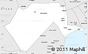 Silver Style Simple Map of GARSEN
