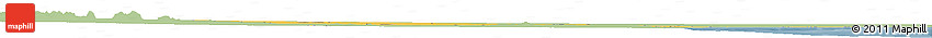 Savanna Style Horizon Map of TANA RIVER, single color outside