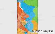 Political Shades 3D Map of EASTERN