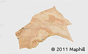 Satellite 3D Map of MERTI, single color outside