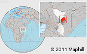 Gray Location Map of MERTI, highlighted parent region, highlighted grandparent region