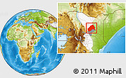 Physical Location Map of MERTI, highlighted parent region, highlighted grandparent region
