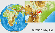Physical Location Map of MERTI, highlighted parent region