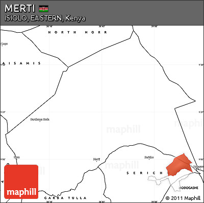 Blank Simple Map of MERTI