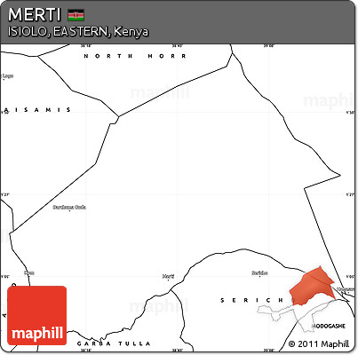 Blank Simple Map of MERTI