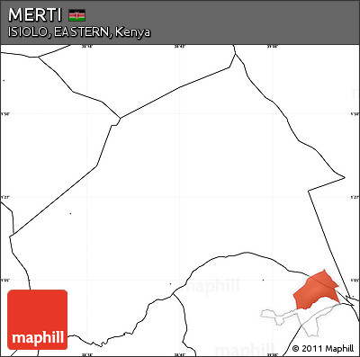 Blank Simple Map of MERTI, no labels
