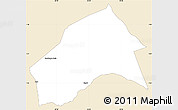 Classic Style Simple Map of MERTI, single color outside