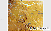 Physical 3D Map of MACHAKOS