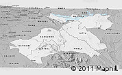 Gray Panoramic Map of MACHAKOS
