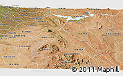 Satellite Panoramic Map of MACHAKOS