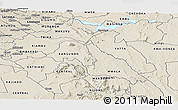 Shaded Relief Panoramic Map of MACHAKOS