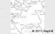 Blank Simple Map of MACHAKOS