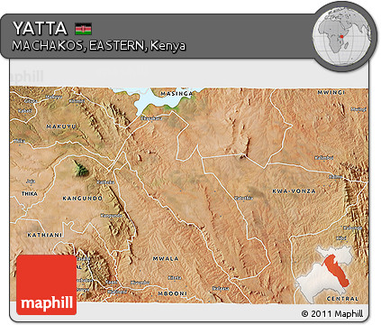 Satellite 3D Map of YATTA