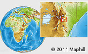 Physical Location Map of YATTA, highlighted parent region