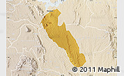 Physical Map of YATTA, lighten