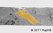 Physical Panoramic Map of YATTA, desaturated