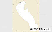 Classic Style Simple Map of YATTA, single color outside
