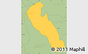 Savanna Style Simple Map of YATTA