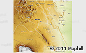 Physical 3D Map of MAKUENI