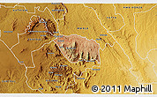 Satellite 3D Map of MBOONI, physical outside