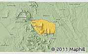 Savanna Style 3D Map of MBOONI