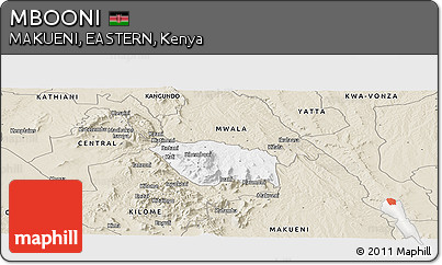 Classic Style Panoramic Map of MBOONI