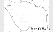Blank Simple Map of MBOONI, cropped outside