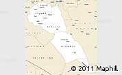 Classic Style Simple Map of MAKUENI