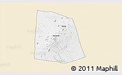 Classic Style 3D Map of CENTRAL, single color outside