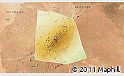 Physical 3D Map of CENTRAL, satellite outside