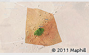 Satellite 3D Map of CENTRAL, lighten