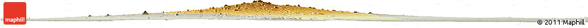 Physical Horizon Map of CENTRAL, semi-desaturated