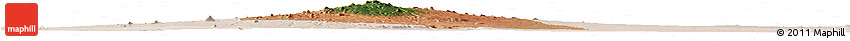 Satellite Horizon Map of CENTRAL, lighten