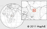 Blank Location Map of CENTRAL