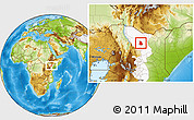 Physical Location Map of CENTRAL, highlighted grandparent region