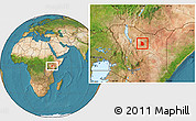Satellite Location Map of CENTRAL