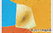 Physical Map of CENTRAL, political outside